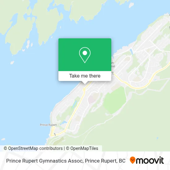 Prince Rupert Gymnastics Assoc map