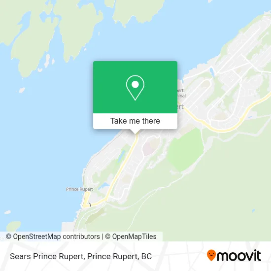 Sears Prince Rupert map