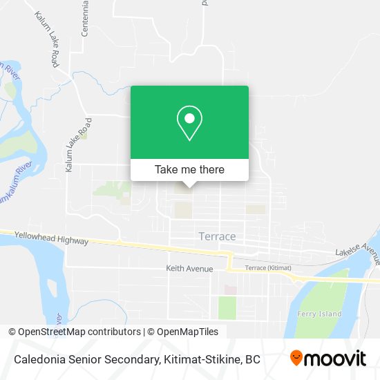 Caledonia Senior Secondary map