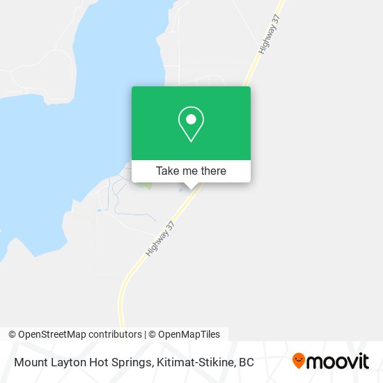 Mount Layton Hot Springs map