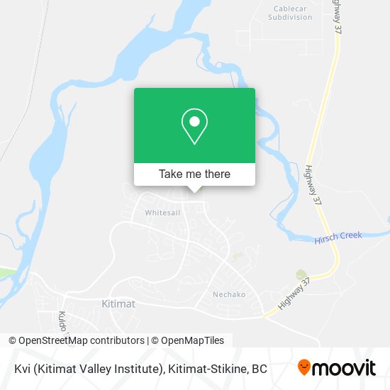 Kvi (Kitimat Valley Institute) plan