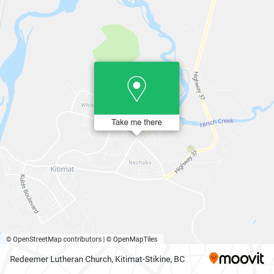 Redeemer Lutheran Church map