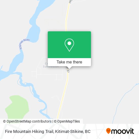Fire Mountain Hiking Trail map