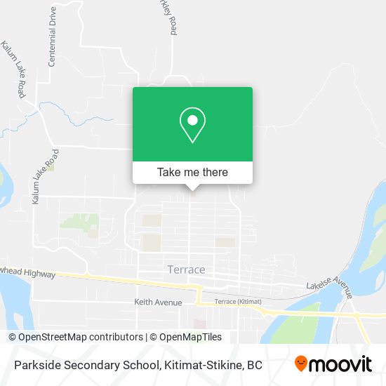 Parkside Secondary School map