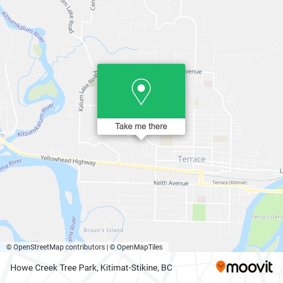 Howe Creek Tree Park plan