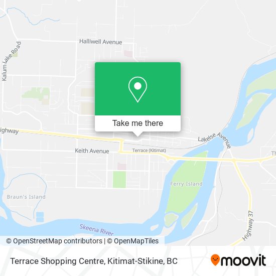 Terrace Shopping Centre map