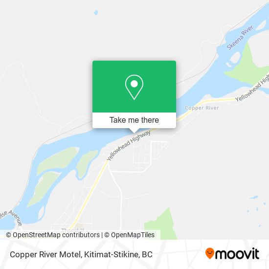 Copper River Motel map