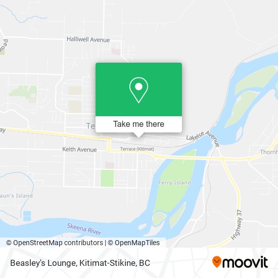 Beasley's Lounge map