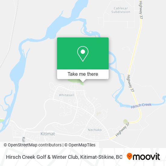 Hirsch Creek Golf & Winter Club map