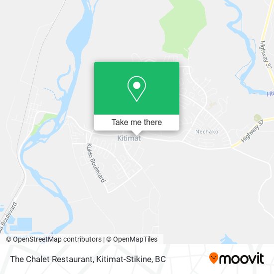 The Chalet Restaurant map