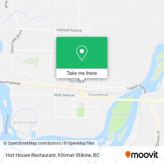 Hot House Restaurant map