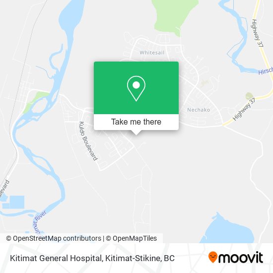 Kitimat General Hospital map