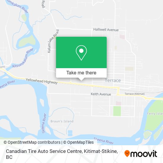 Canadian Tire Auto Service Centre map