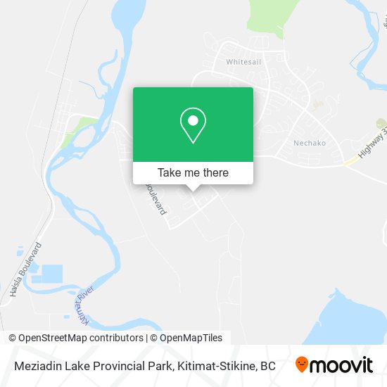 Meziadin Lake Provincial Park plan