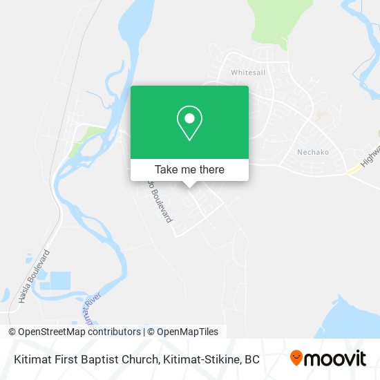 Kitimat First Baptist Church map