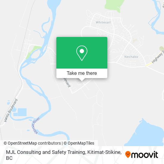 MJL Consulting and Safety Training map