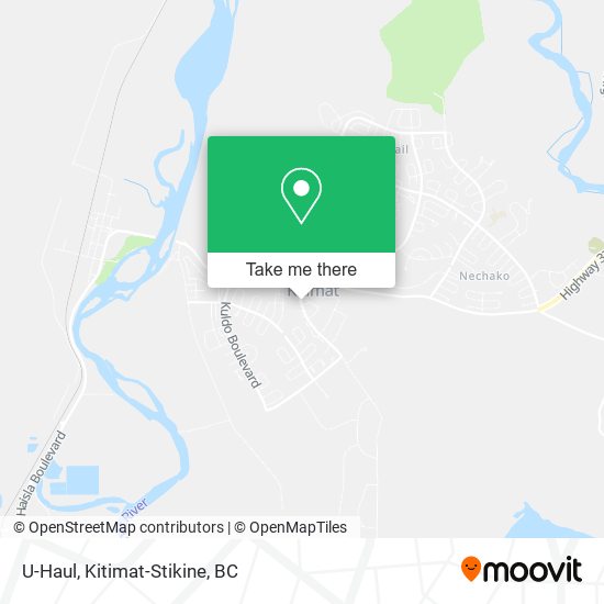 U-Haul map