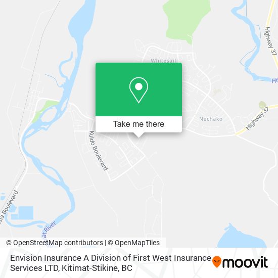 Envision Insurance A Division of First West Insurance Services LTD map