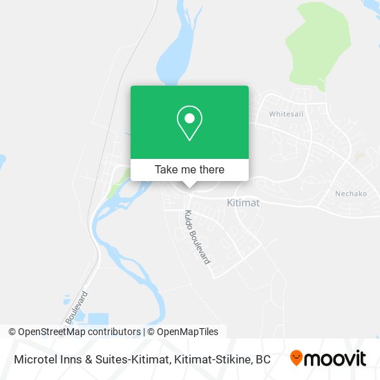 Microtel Inns & Suites-Kitimat map