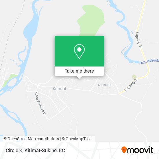 Circle K map