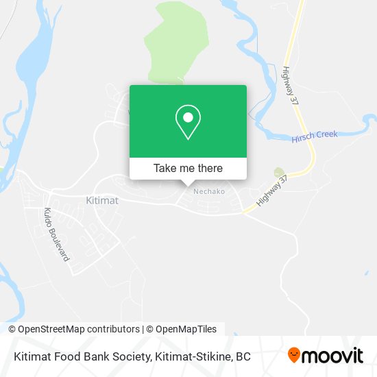 Kitimat Food Bank Society map