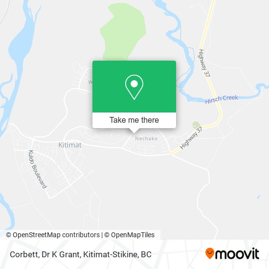 Corbett, Dr K Grant map