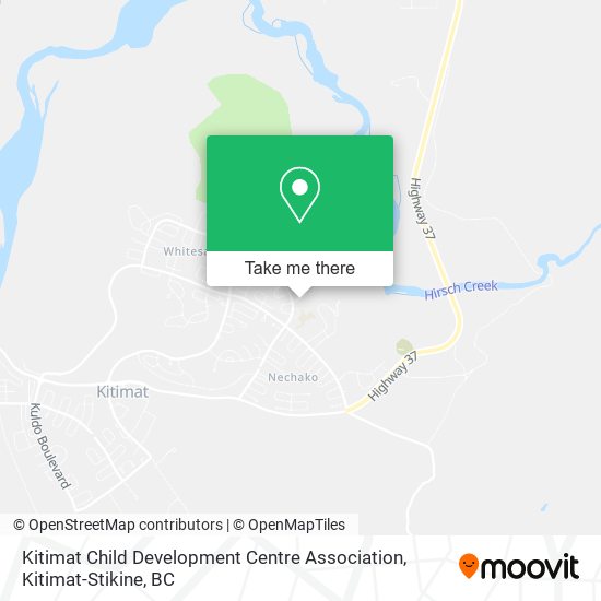 Kitimat Child Development Centre Association map