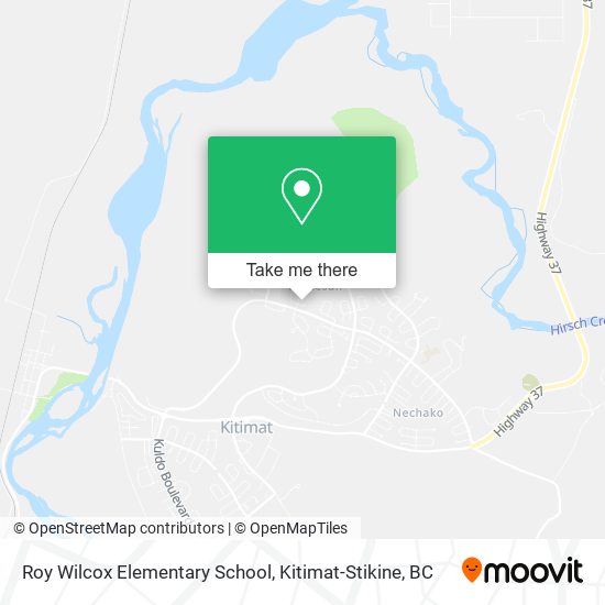 Roy Wilcox Elementary School map