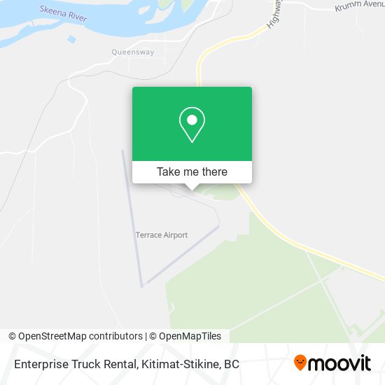Enterprise Truck Rental map
