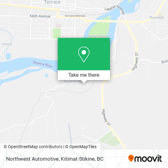 Northwest Automotive map