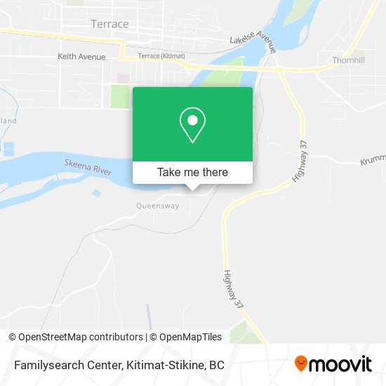 Familysearch Center map