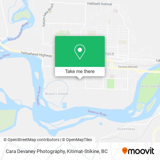 Cara Devaney Photography map