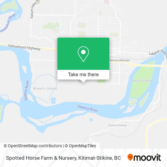 Spotted Horse Farm & Nursery map