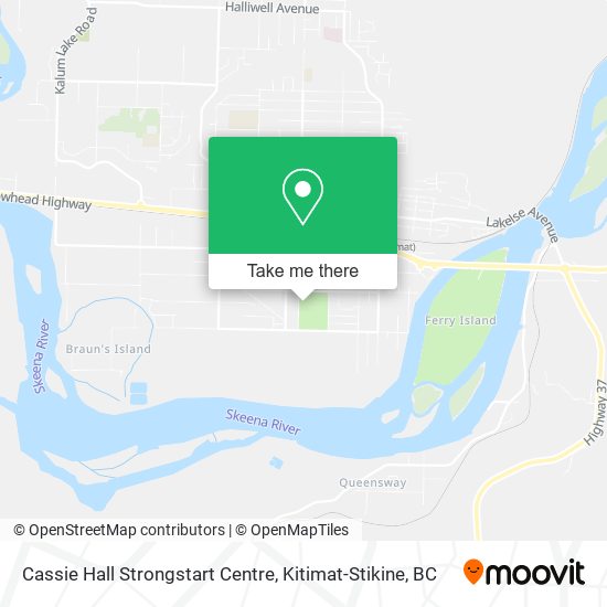 Cassie Hall Strongstart Centre map