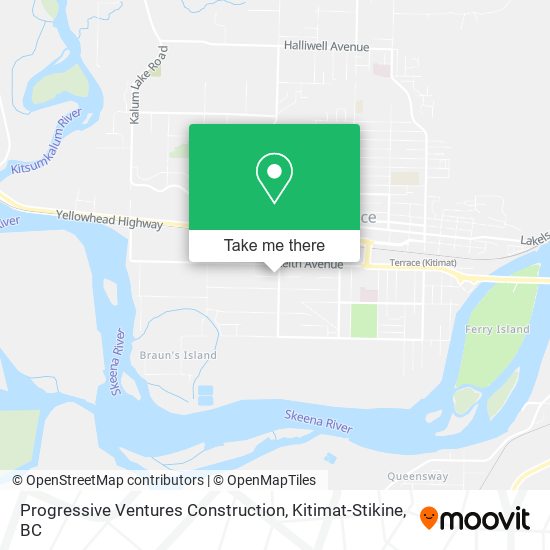 Progressive Ventures Construction map