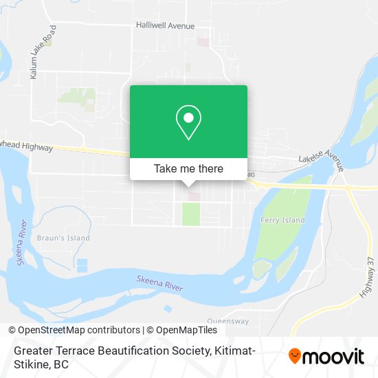 Greater Terrace Beautification Society map