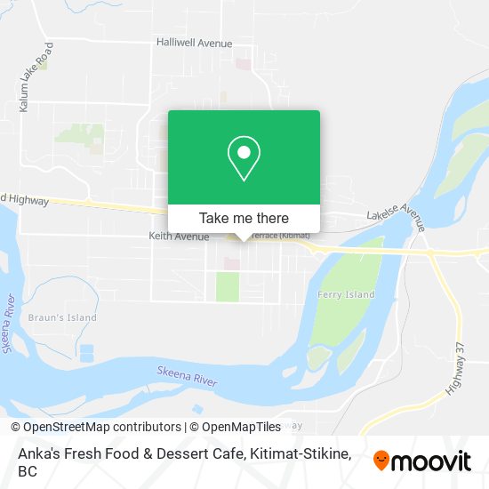 Anka's Fresh Food & Dessert Cafe map