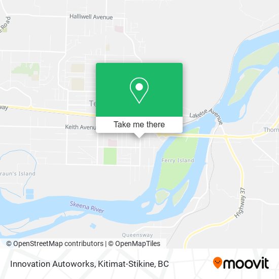 Innovation Autoworks map