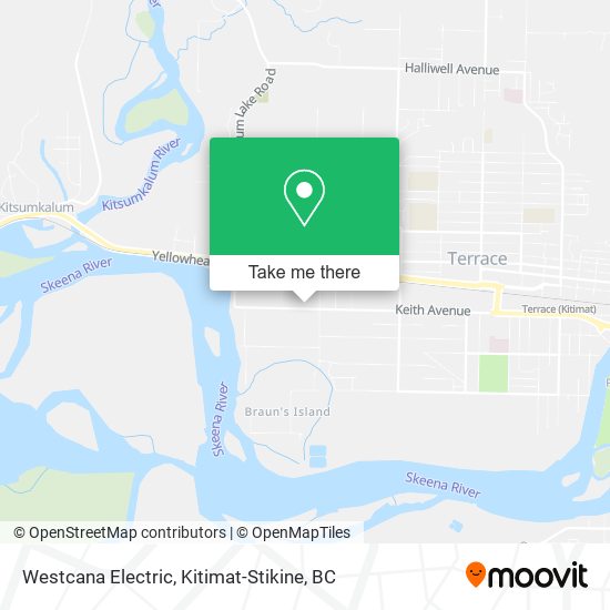 Westcana Electric map