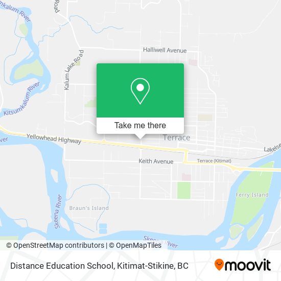 Distance Education School map