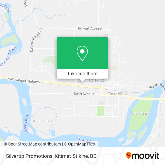 Silvertip Promotions map