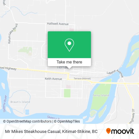 Mr Mikes Steakhouse Casual map