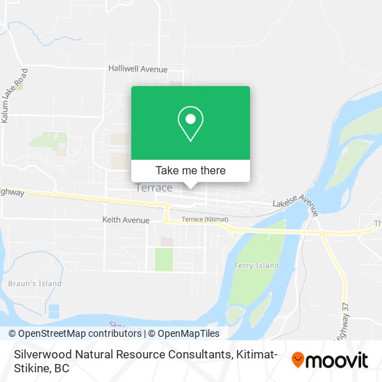 Silverwood Natural Resource Consultants map