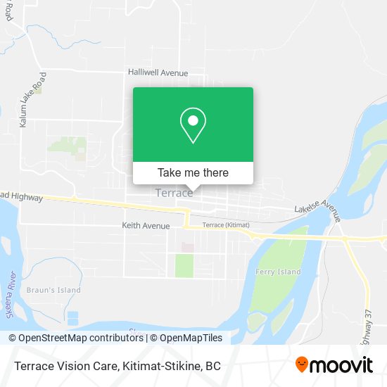 Terrace Vision Care map