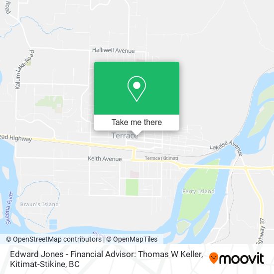 Edward Jones - Financial Advisor: Thomas W Keller map