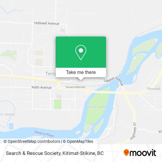 Search & Rescue Society map