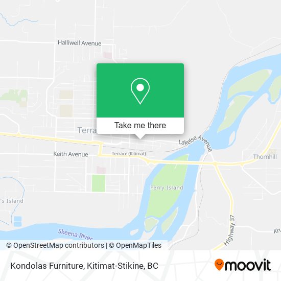 Kondolas Furniture map