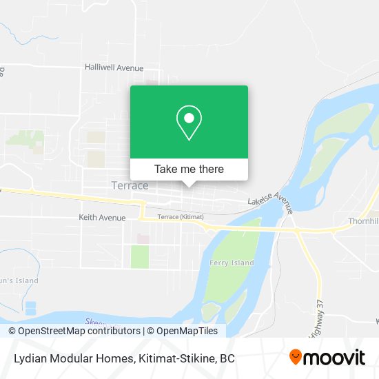 Lydian Modular Homes map