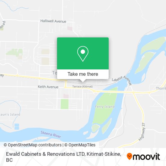 Ewald Cabinets & Renovations LTD map