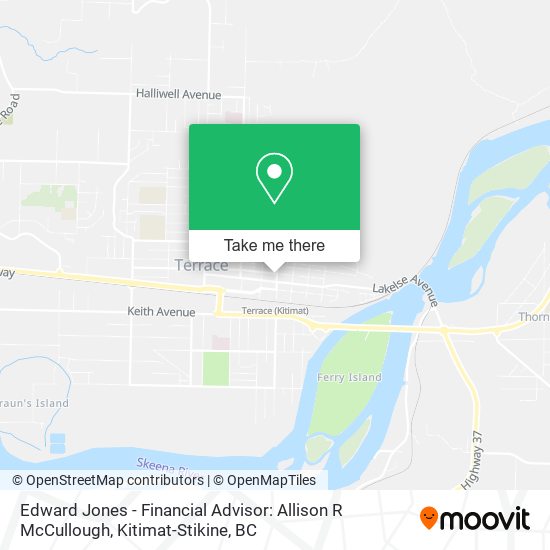 Edward Jones - Financial Advisor: Allison R McCullough map